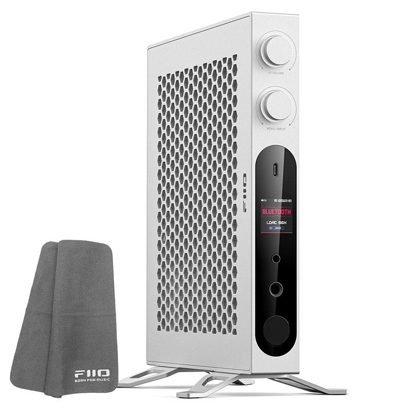 《ロゴ入りクロスプレゼント》 FIIO K19 シルバー USB DAC内蔵ヘッドホンアンプ (FIO-K19-S) 据え置き 国内正規品