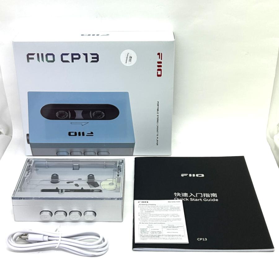 《アウトレット品》 FIIO カセットテープ プレーヤー CP13 Transparent (FIO-CP13-T)