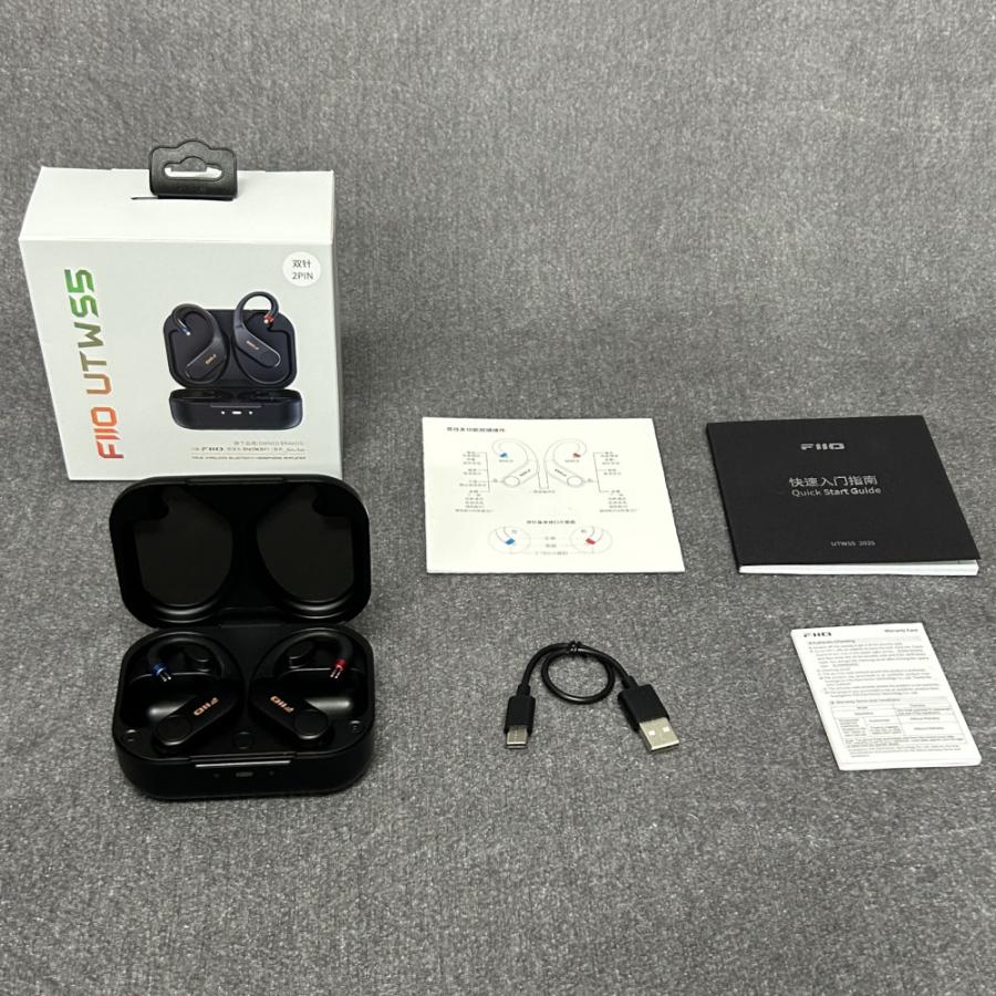 《アウトレット品》FIIO 左右独立型耳掛け式Bluetoothレシーバー UTWS5 FIIO UTWS5 2025 2PIN FIO-UTWS5-25-2PIN Bluetooth イヤホン ワイヤレス対応 DAC アンプ