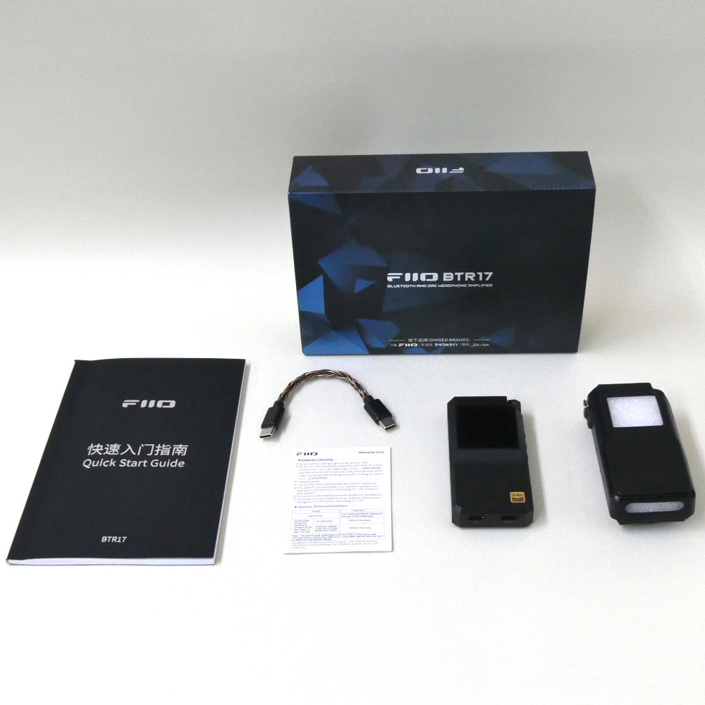 《アウトレット品》 FIIO Bluetooth アンプ BTR17 ブラック (FIO-BTR17-B）国内正規品