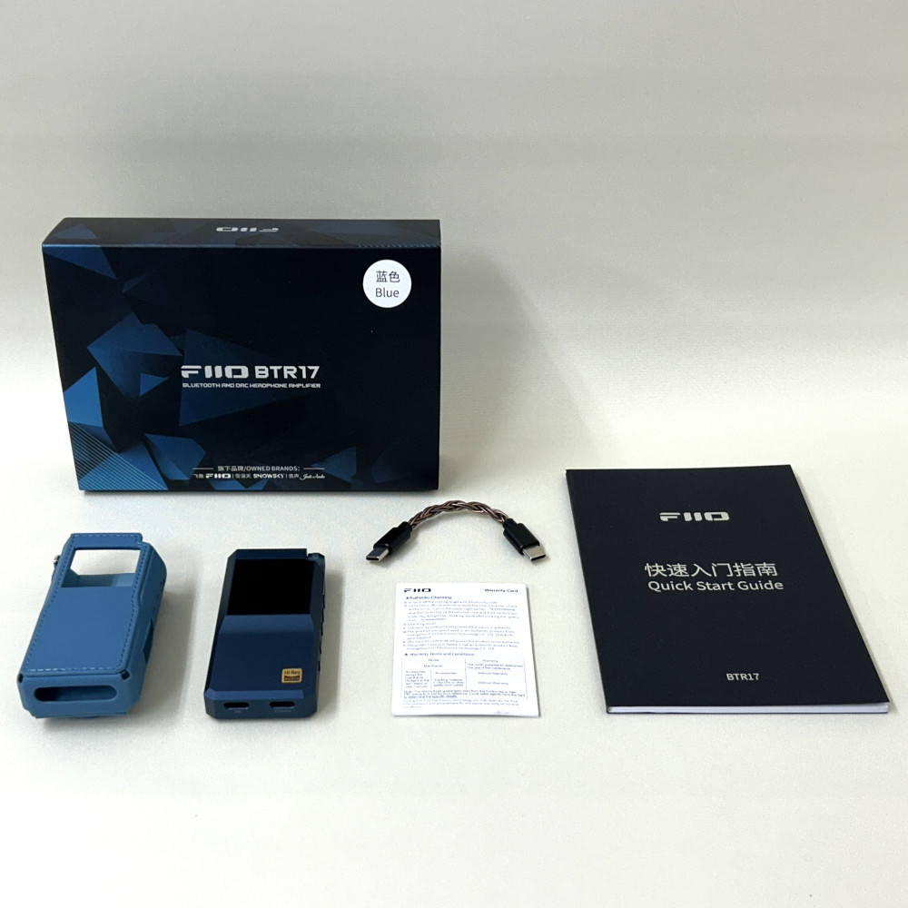 《アウトレット品》 FIIO Bluetooth アンプ BTR17 ブルー (FIO-BTR17-L）国内正規品