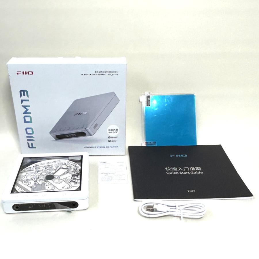 《アウトレット品》 FIIO ポータブル CDプレーヤー DM13BT Transparent 透明 (FIO-DM13BT-T) Bluetooth対応