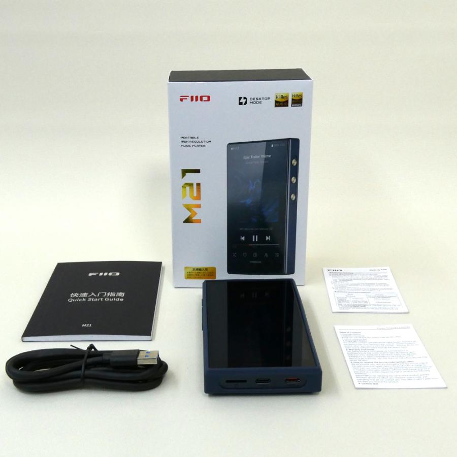 《アウトレット品》 FIIO デジタルオーディオプレーヤー M21 ブルー (FIO-M21-L)
