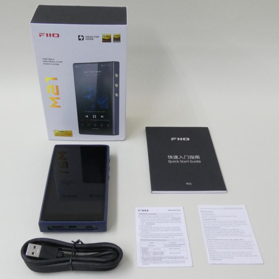 《アウトレット品》 FIIO デジタルオーディオプレーヤー M21 ブルー (FIO-M21-L)