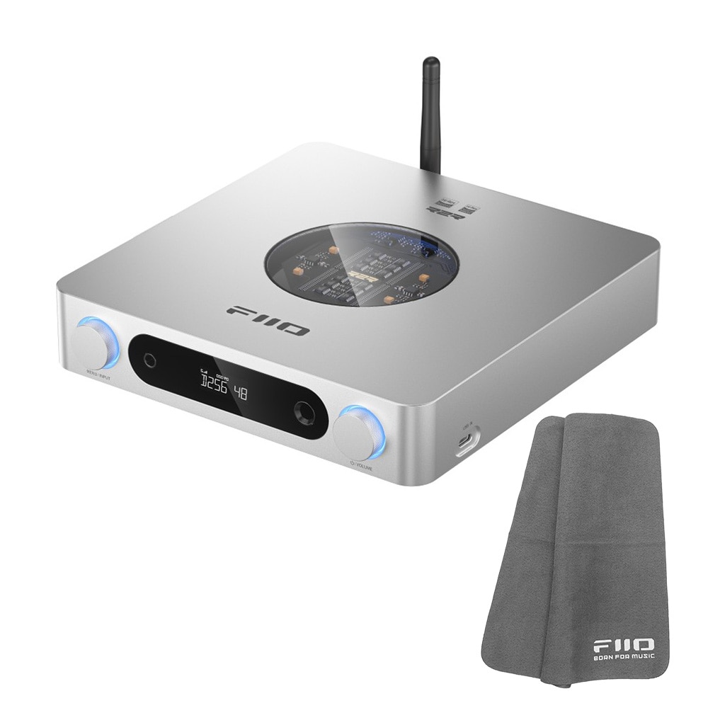 《10/10発売》 FIIO ヘッドホンアンプ K13 R2R シルバー (FIO-K13R2R-S) DAC内蔵 据え置き 《ロゴ入りクロスプレゼント》