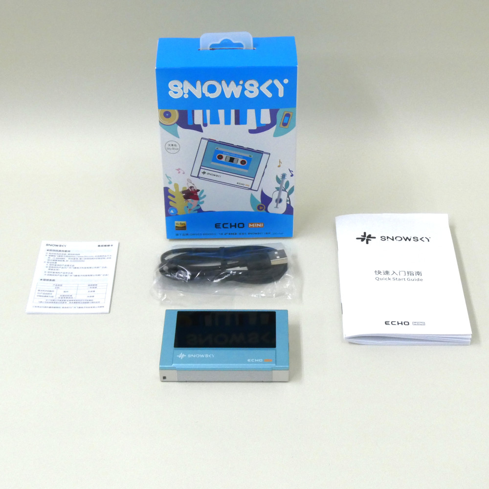 《アウトレット品》 FIIO デジタルオーディオプレーヤー Snowsky ECHO MINI ブルー (FIO-SSEMINI-L)