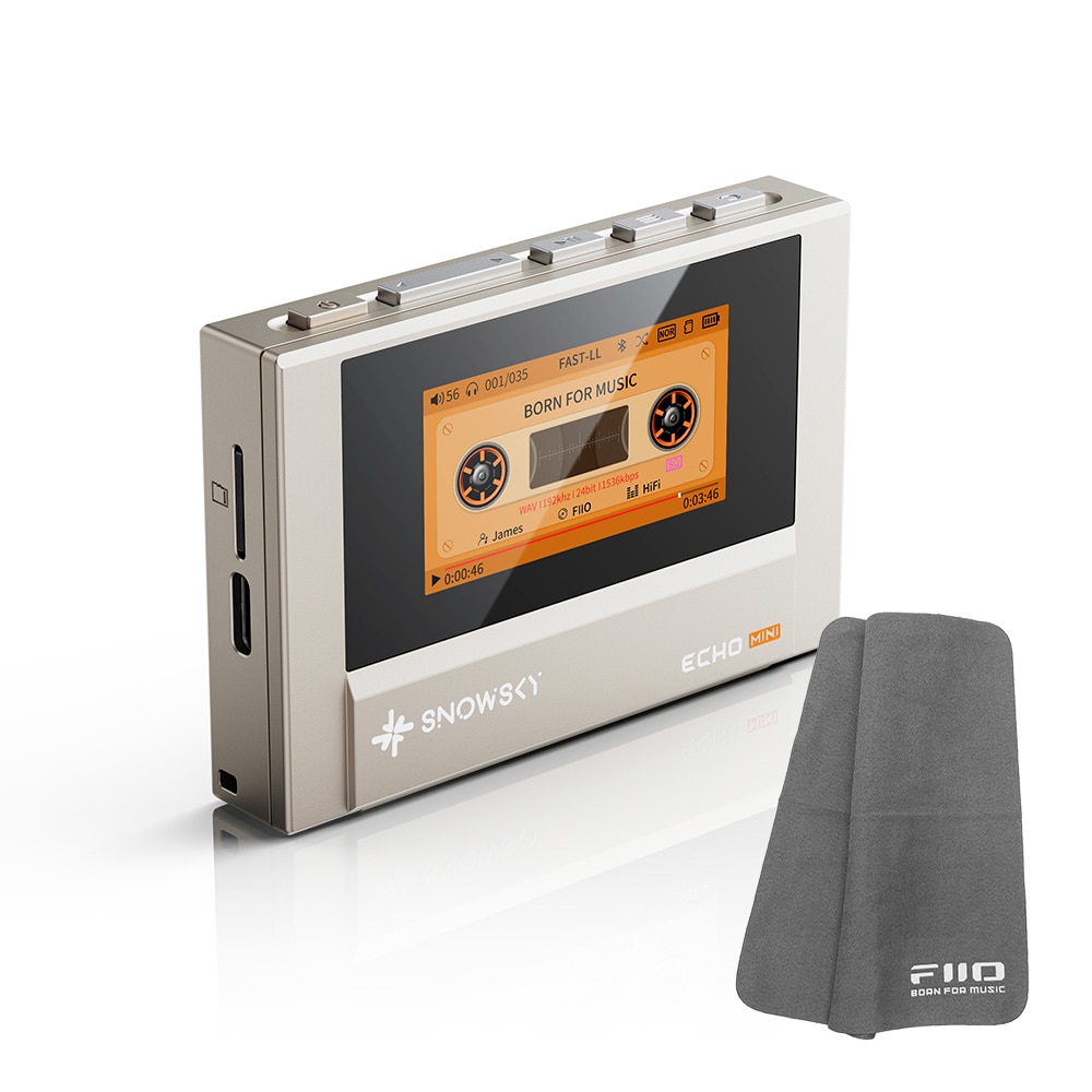 《ロゴ入りクロスプレゼント》 FIIO デジタルオーディオプレーヤー Snowsky ECHO MINI ゴールド (FIO-SSEMINI-G)