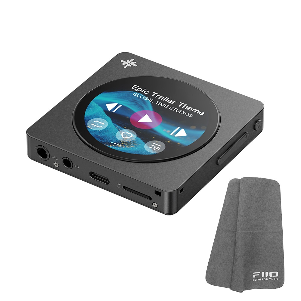 FIIO デジタルオーディオプレーヤー Snowsky DISC ブラック (FIO-SSDISC-B) 《ロゴ入りクロスプレゼント》