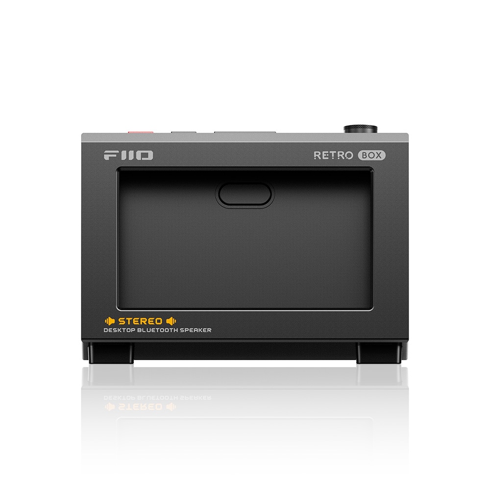 《7/31発売》 FIIO JM21／M21／M33シリーズ専用 Bluetoothスピーカー RETRO BOX ブラック (FIO-RETROBOX-B)