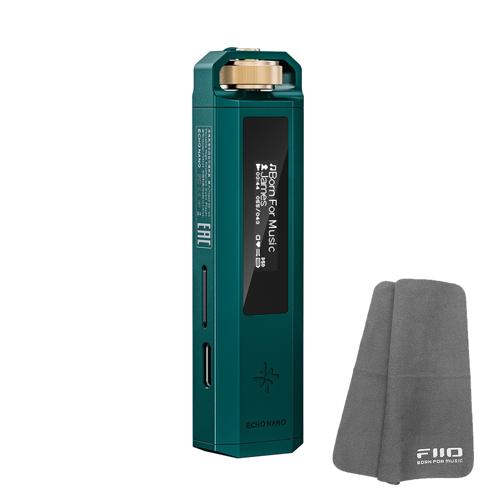 《8/7発売》 FIIO ポータブルオーディオプレーヤー Snowsky ECHO NANO グリーン (FIO-SSENANO-GR) 《ロゴ入りクロスプレゼント》