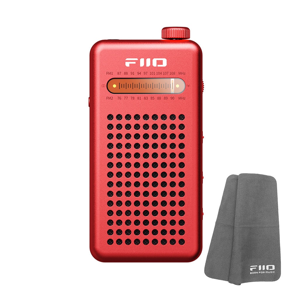 《10月9日発売》 FIIO ポータブル FMラジオ RR13 レッド (FIO-RR13-R) 《ロゴ入りクロスプレゼント》