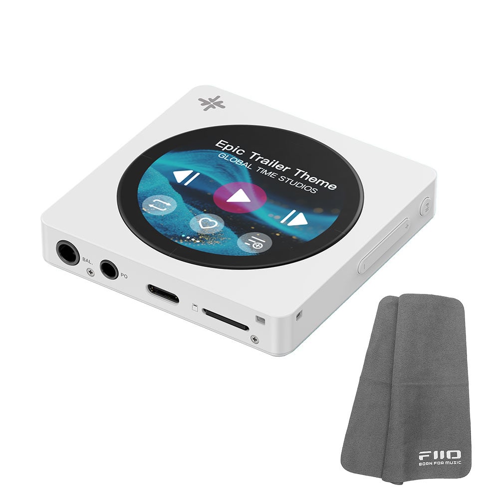 《10月1日発売》 FIIO デジタルオーディオプレーヤー Snowsky DISC ホワイト (FIO-SSDISC-W) 《ロゴ入りクロスプレゼント》