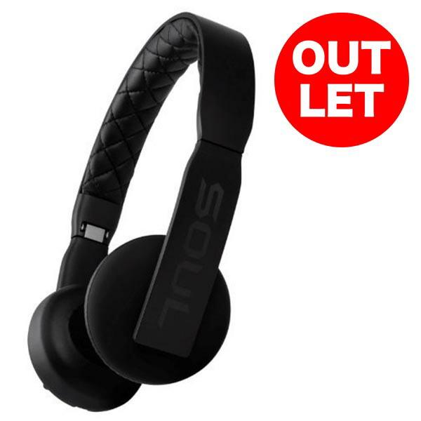《アウトレット品》SOUL ソウル LOOP ブラック 有線ヘッドホン マイク内蔵リモコンケーブル付属