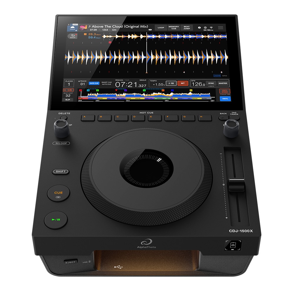 《7/29発売》 AlphaTheta DJマルチプレーヤー CDJ-1500X