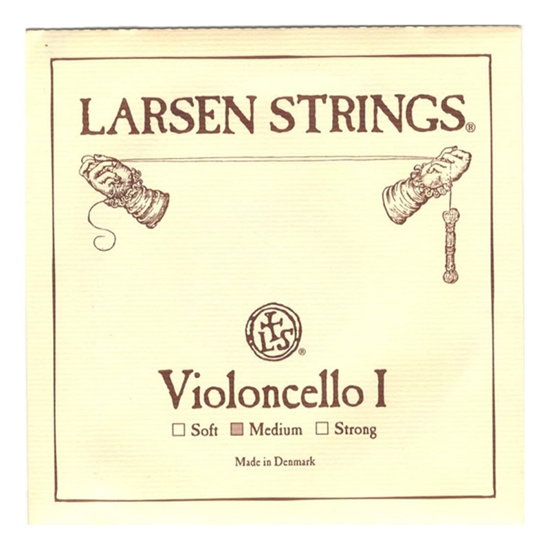 Larsen ラーセン チェロ弦 A線 スチール / クロムスチール巻 Larsen Cello A Medium