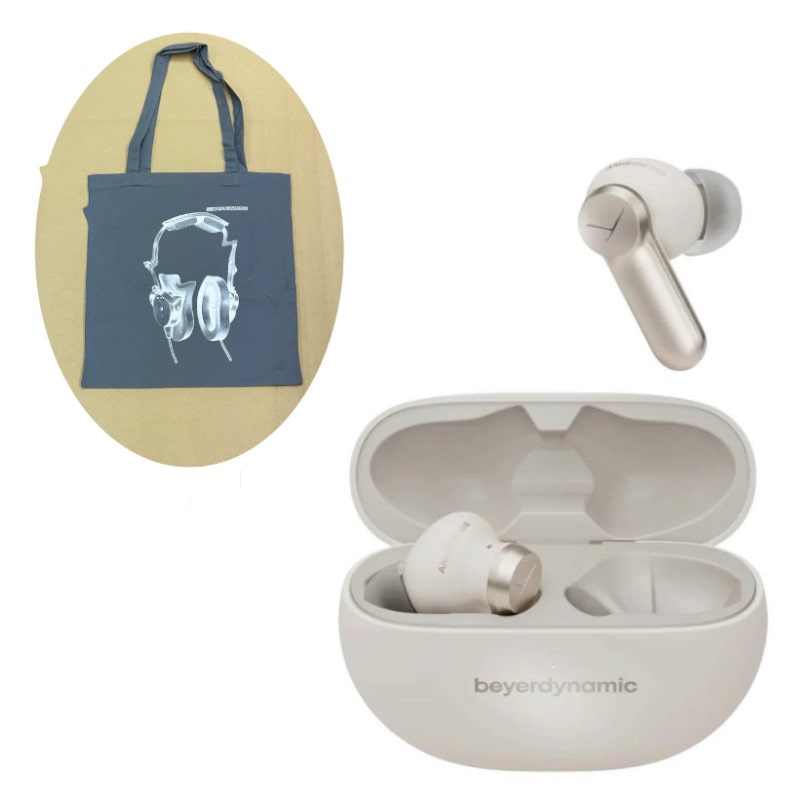 beyerdynamic ベイヤー AMIRON 100 クリーム ノイズキャンセリング 機能付 《数量限定 beyerdynamicオリジナルトートバッグ付き》