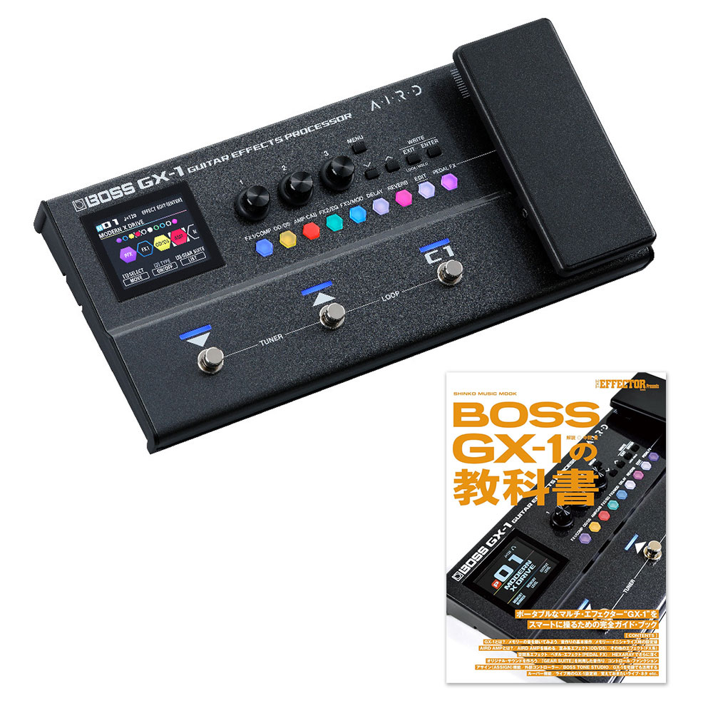 BOSS ボス GX-1 Guitar Effects Processor + GX-1 の教科書 セット