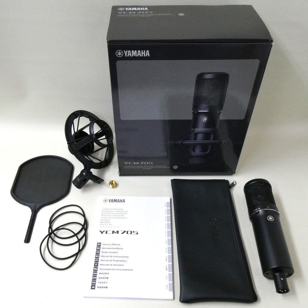 《アウトレット品》 ヤマハ YAMAHA コンデンサーマイク YCM705B 黒