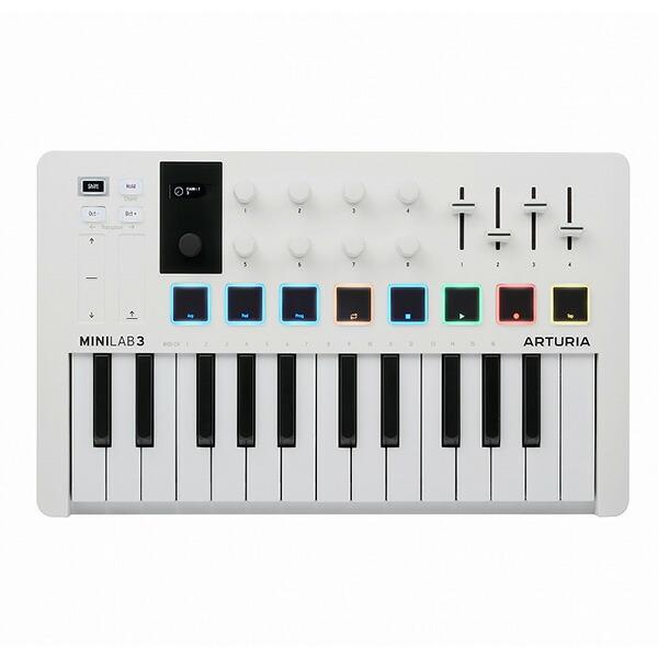 Arturia MIDIキーボード 25鍵盤 MiniLab3 ホワイト
