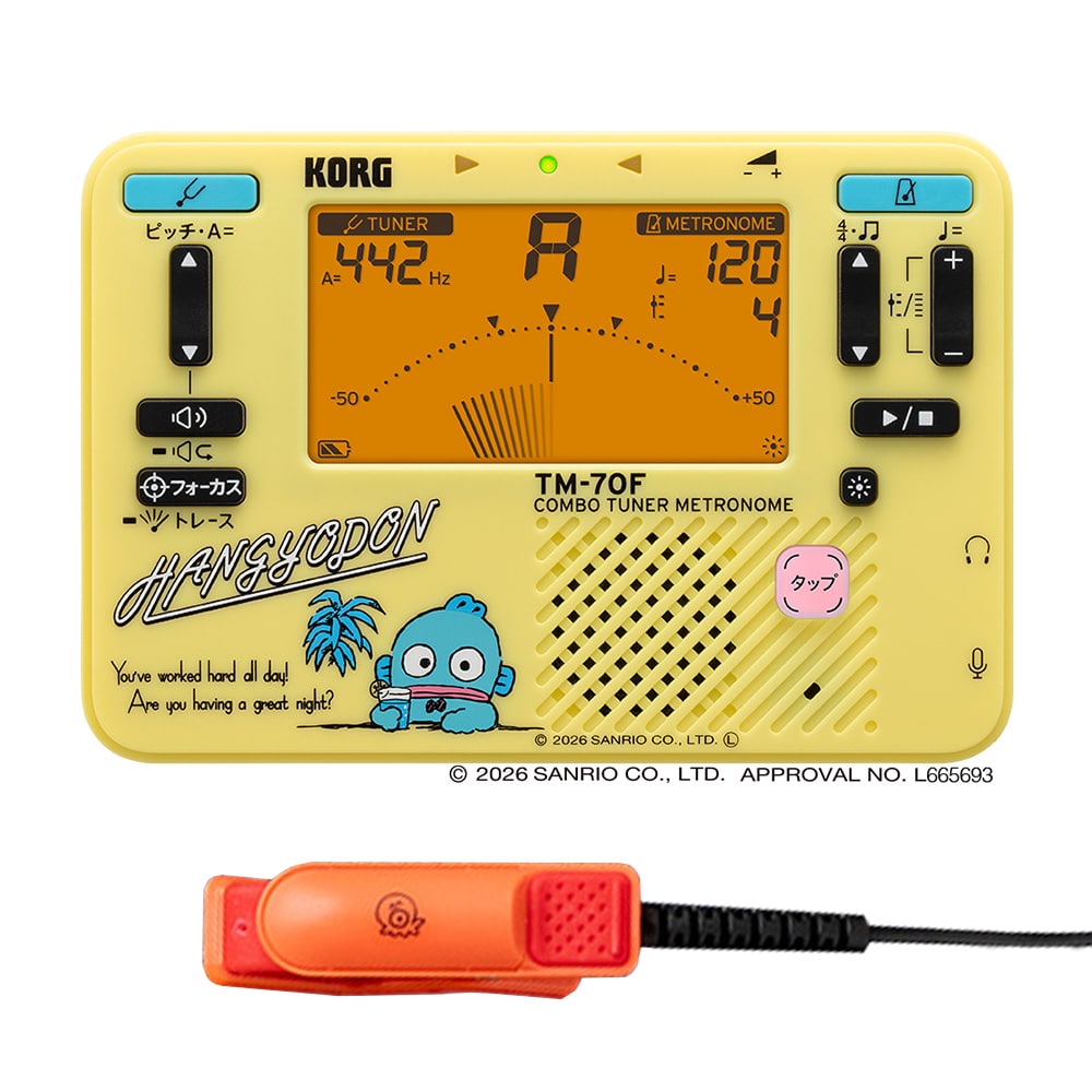 KORG コルグ TM-70C SHG ハンギョドン チューナー メトロノーム 《クリップマイク付き》