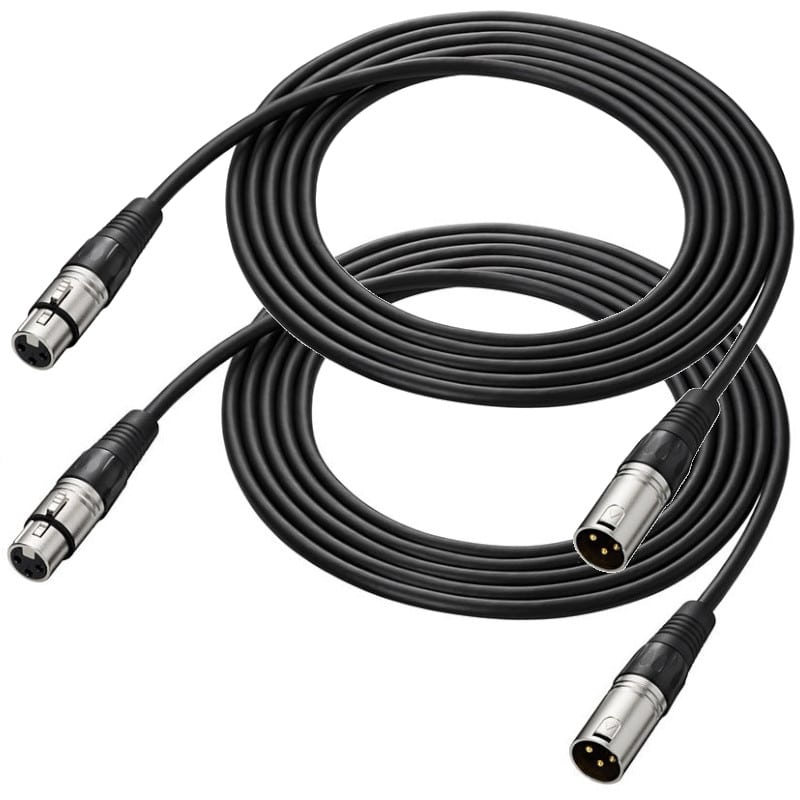 audio-technica オーディオテクニカ BX3/3.0 BK オーディオインターフェイスやミキサーなどとマイクロホンを接続するXLRケーブル 《2本セット》