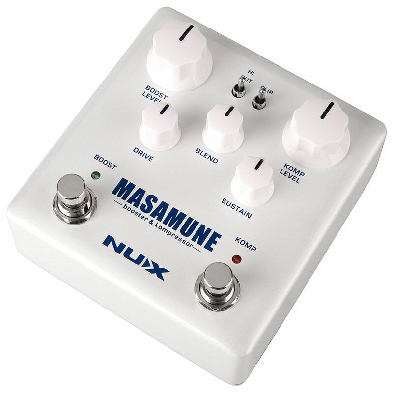 NUX ニューエックス Masamune NBK-5 ブースターとコンプレッションペダル