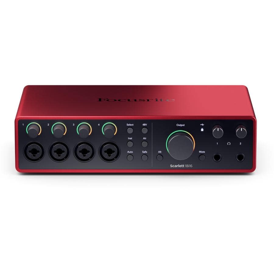 Focusrite オーディオ インターフェイス Scarlett 18i16 4th Gen フォーカスライト DTM