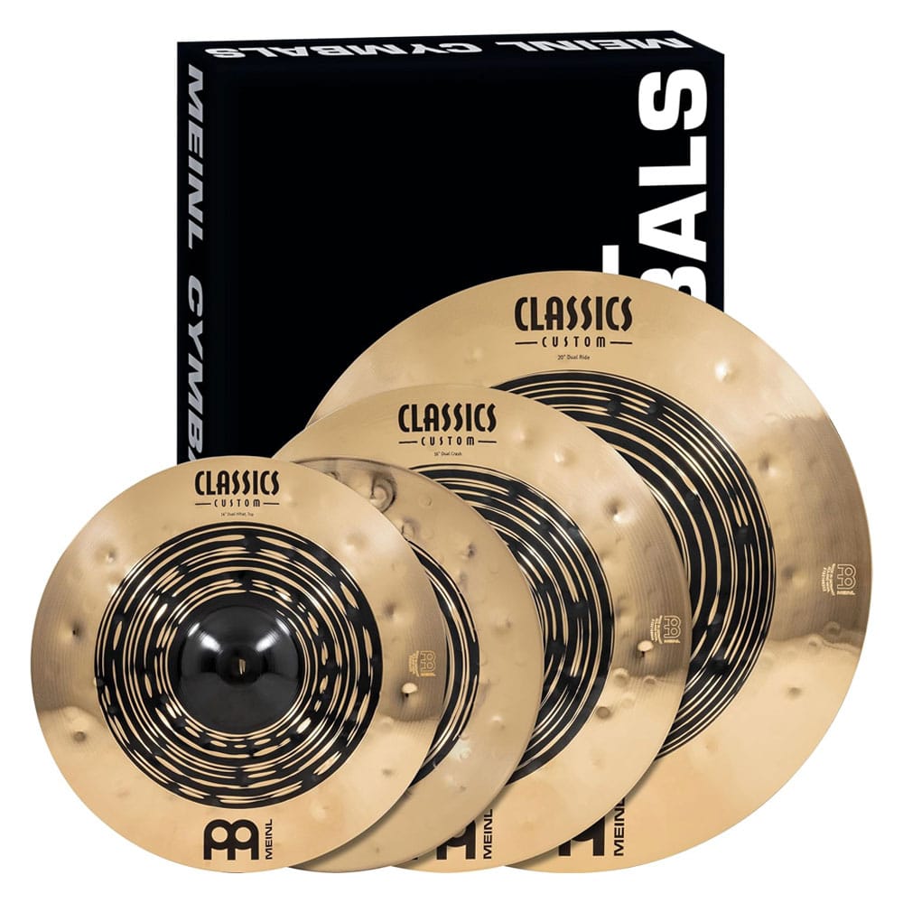 MEINL Classics Custom Dual Series シンバルセット 14 Hihat/ 16 Crash/ 20 Ride Complete Set CCDU141620 【国内正規品】