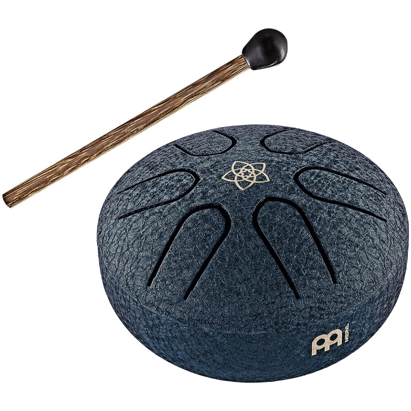 MEINL マイネル Sonic Energy Collection ポケットスチールタングドラム 3インチ A Major / PSTD2NBVF 【Navy Blue】 手のひらサイズ マレット付属