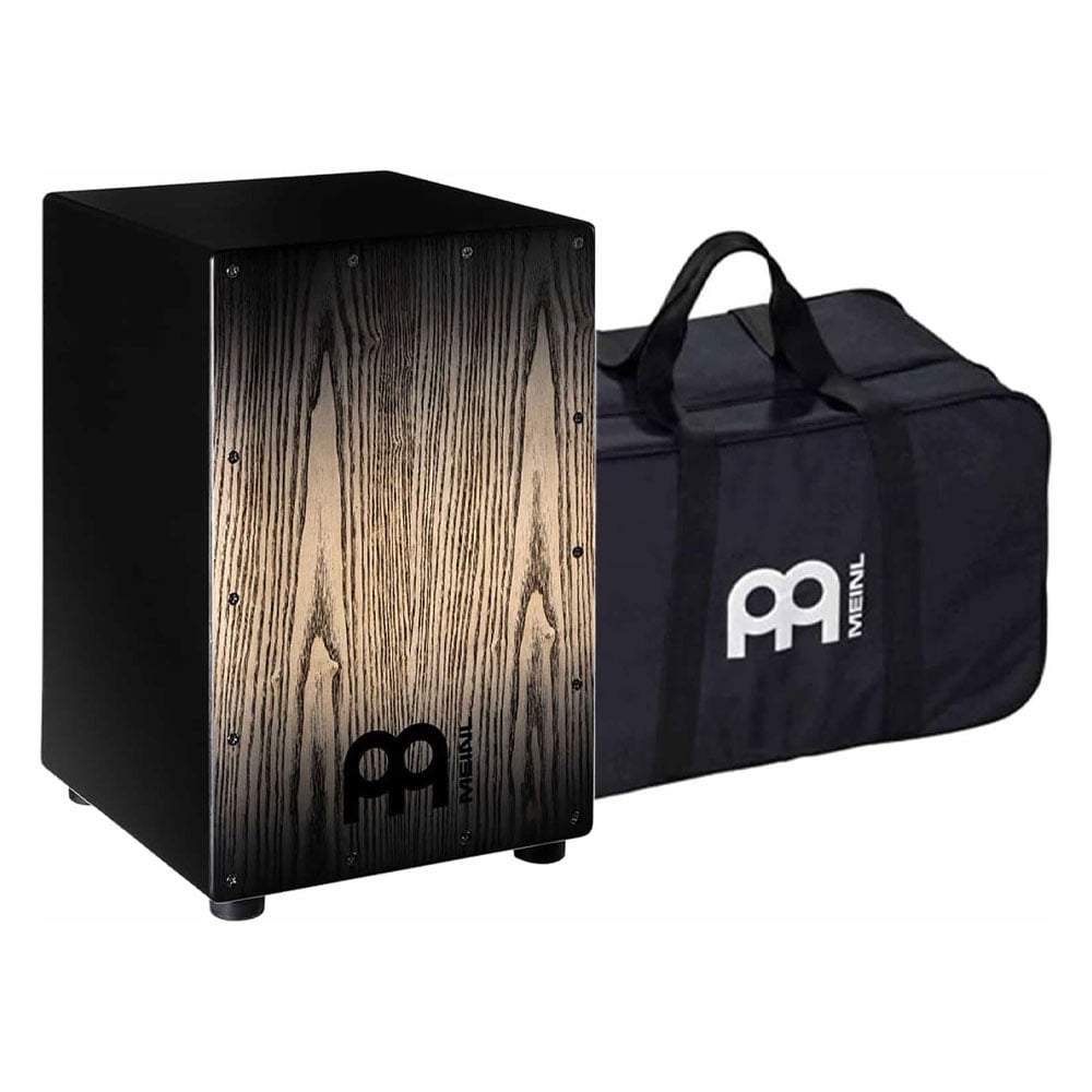 MEINL Percussion マイネル カホン アメリカンホワイトアッシュ打面 Charcoal Black Fade MCAJ100BK-CBF+ [純正バッグ付属] 【国内正規品】