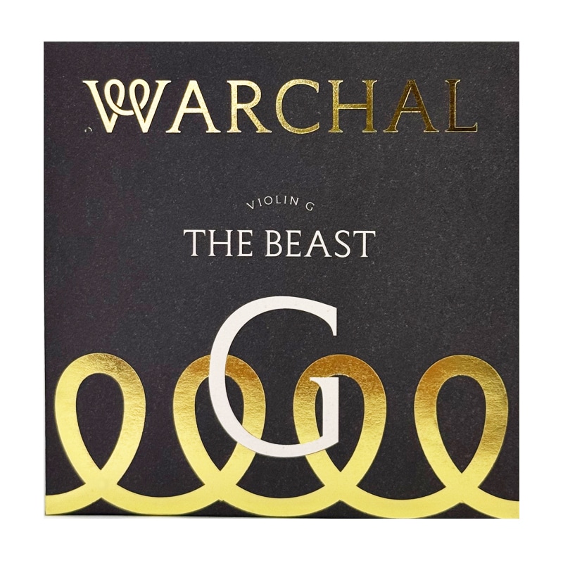 WARCHAL THE BEAST ( G線 104 ) バイオリン 弦 ワーチャル ザ ビースト シンセティック・ピュアシルバー巻 【ネコポス】 日時指定非対応/郵便受けへお届け