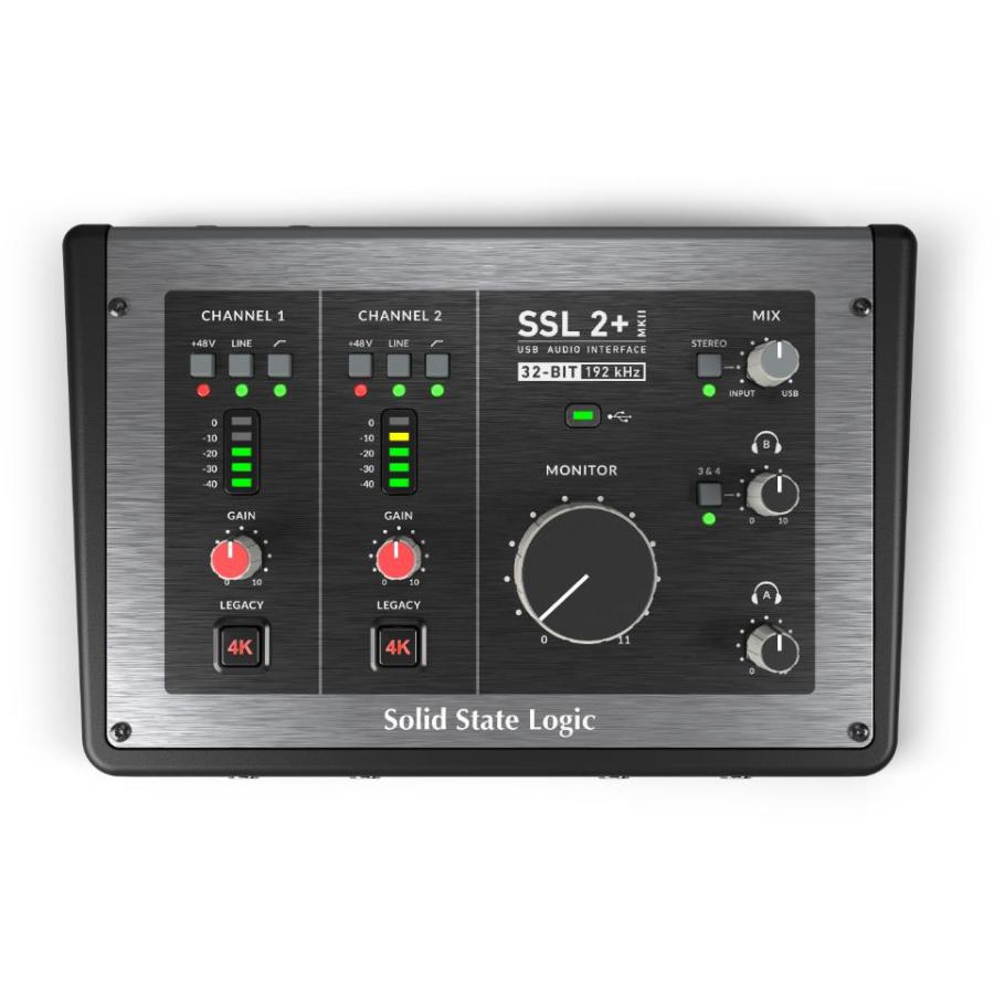 Solid State Logic SSL2 + MK2 USBオーディオインターフェイス ソリッドステートロジック