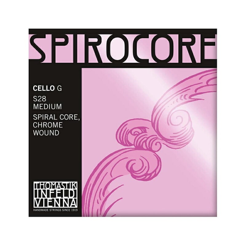 Thomastik-Infeld SPIROCORE (スピロコア) チェロ弦 G線 S28 スパイラルコア / クロム巻