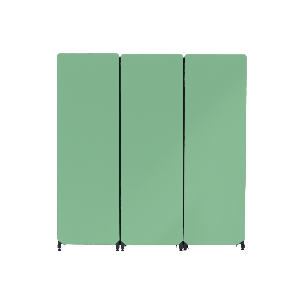 林製作所 オーディオルームパネル GP-03 グリーン【3連セット】 吸音 パーティション 【沖縄・離島配送不可】【組み立て式】【メーカー直送品】