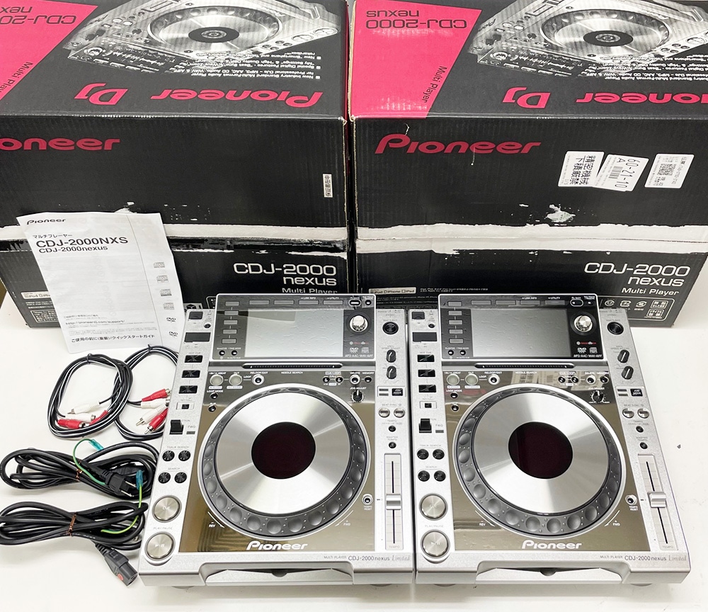 《中古品》 PIONEER CDJ CDJ-2000nexus Platinum Edition ×2台セット (2013年製 / シリアルNO入)