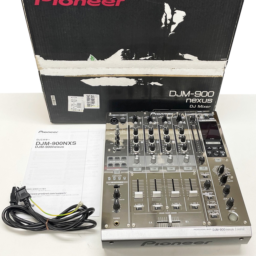 《中古品》 PIONEER DJミキサー DJM-900nexus Platinum Edition ×2台セット (2013年製 / シリアルNO入)
