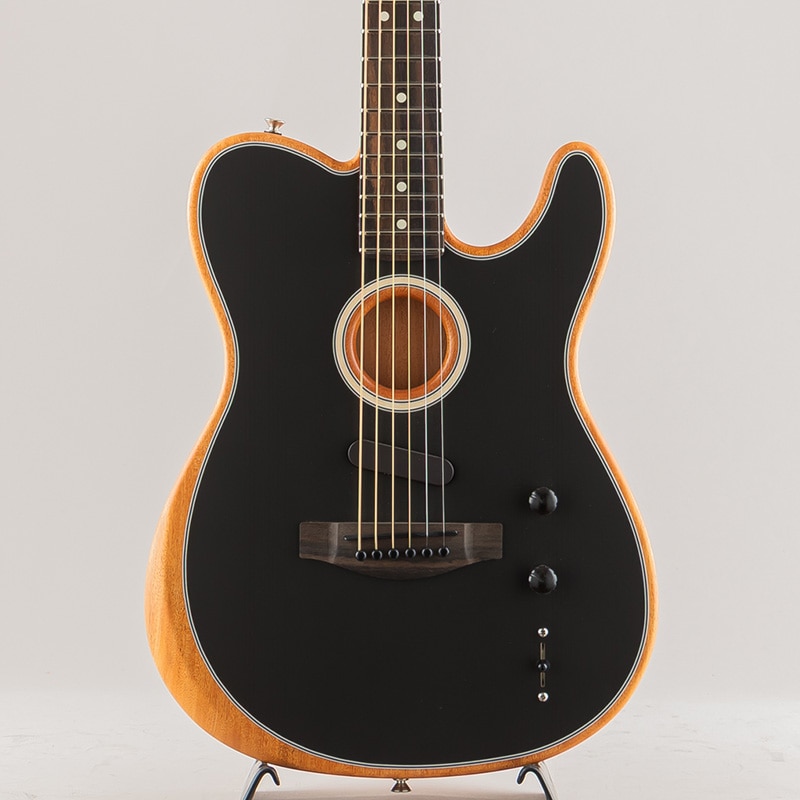 American Acoustasonic Telecaster/Black/Ebony Fingerboard