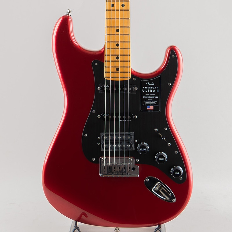 American Ultra II Stratocaster HSS/Sinister Red/Maple Fingerboard