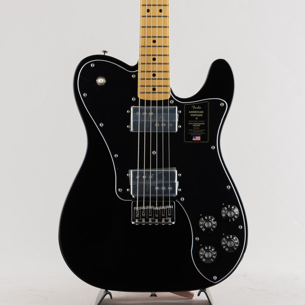 American Vintage II 1975 Telecaster Deluxe/Black/M【SN:V16406】