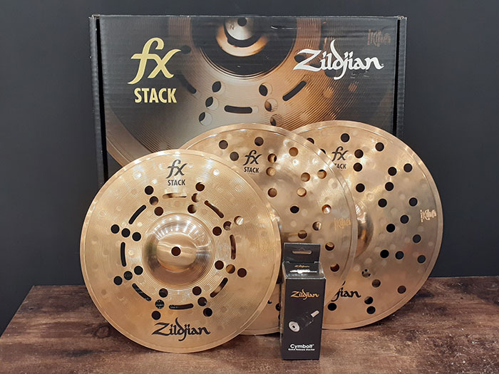 【展示特価品】 12" FX Stack シンバル [FXSTK12] Cymbolt付属
