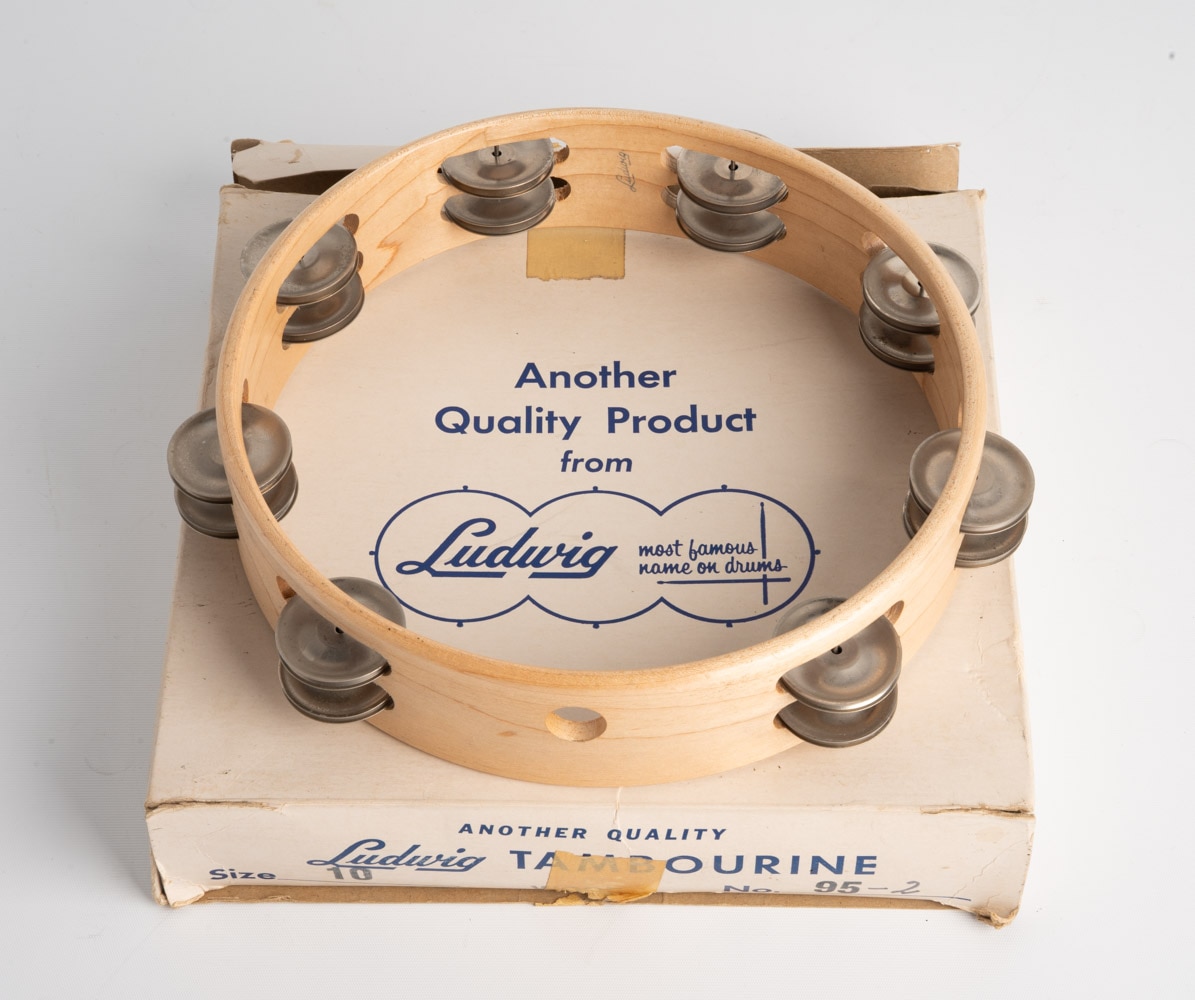 【NOS!!/VINTAGE】No.95-2 HeadLess Rock Tambourine 10"