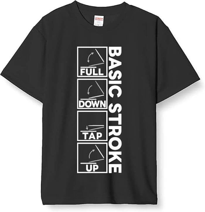 【限定Tシャツ】オリジナルキッズTシャツ BASIC STROKE [Black]