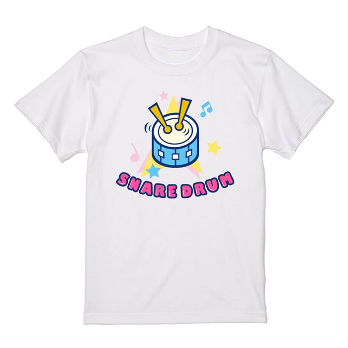 【限定Tシャツ】オリジナルキッズTシャツ SNARE DRUM [White]