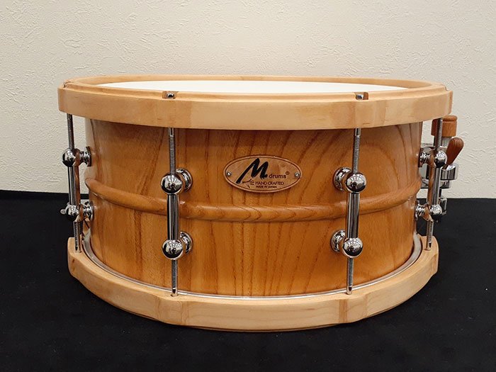 【オープン記念限定特注スネア】 KR-1365K-MIKI 13"x6,5" W/Wood Hoop[樹齢200年欅くり抜き単板]