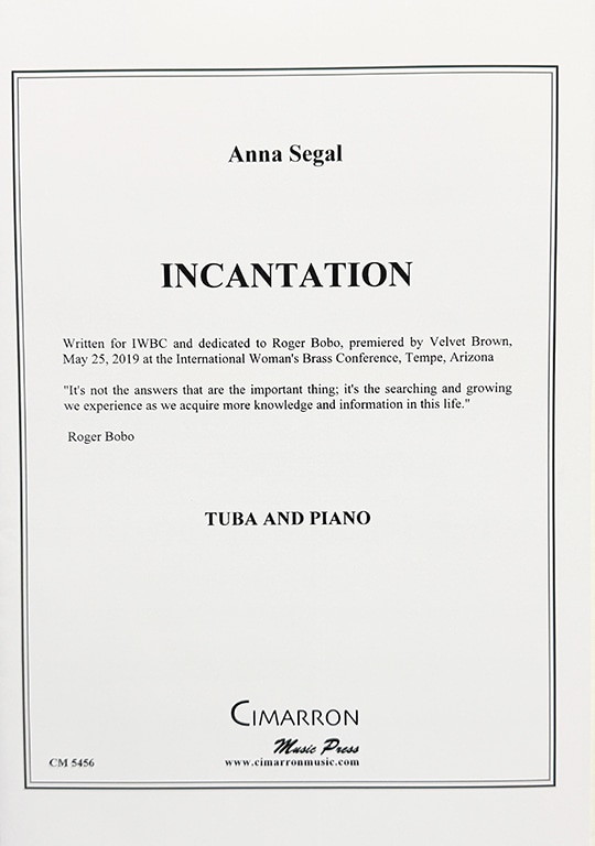 アンナ・シーガル(Anna Segal) 呪文(INCANTATION) テューバ洋書