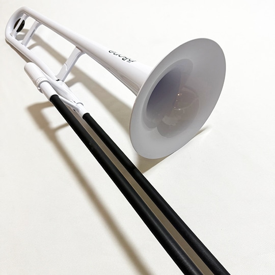 pBone(ピーボーン) プラスチック製トロンボーン (ホワイト)