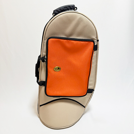 【特注カラー】MB(マーカス・ボナ) ユーフォニアム ソフトケース/ベージュ＆オレンジ