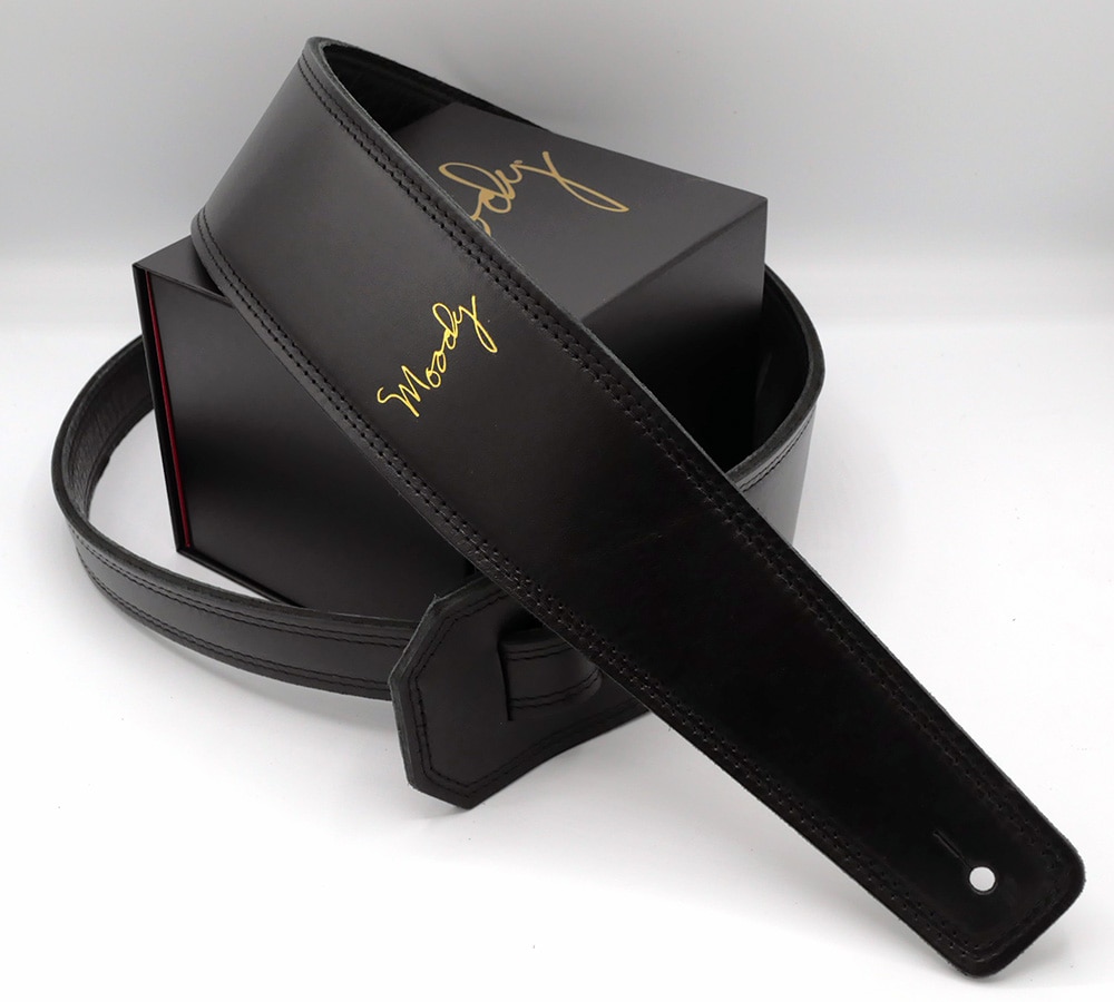 Leather 2.5 Inch Black-Black Standard Tail