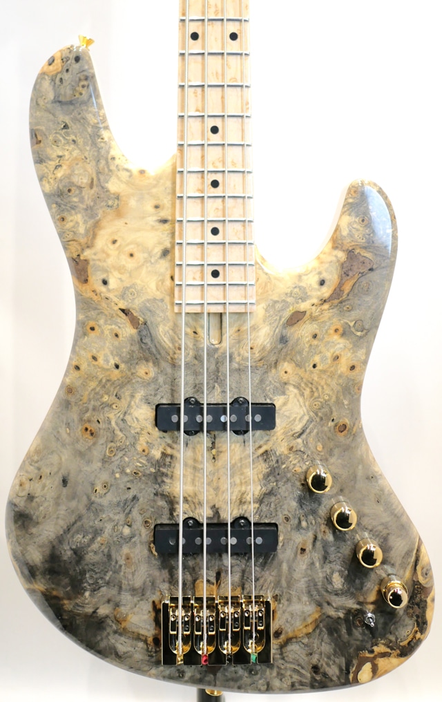 Bomber Bass / BB-4 Buckeye Burl Top & Birdseye Maple F.B