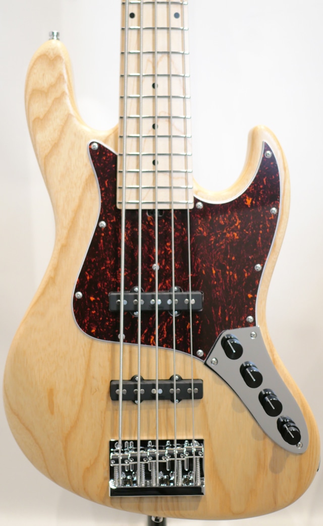 Metroline ML21 VJ5 Solid Ash Body / Natural Transparent Satin